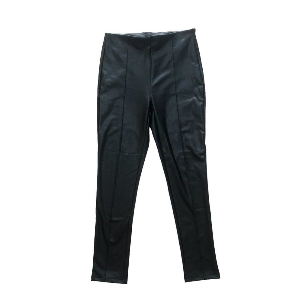 Shine star Faux Leather Pants